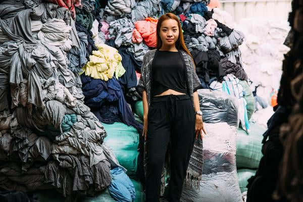 Tonle utilising garment waste