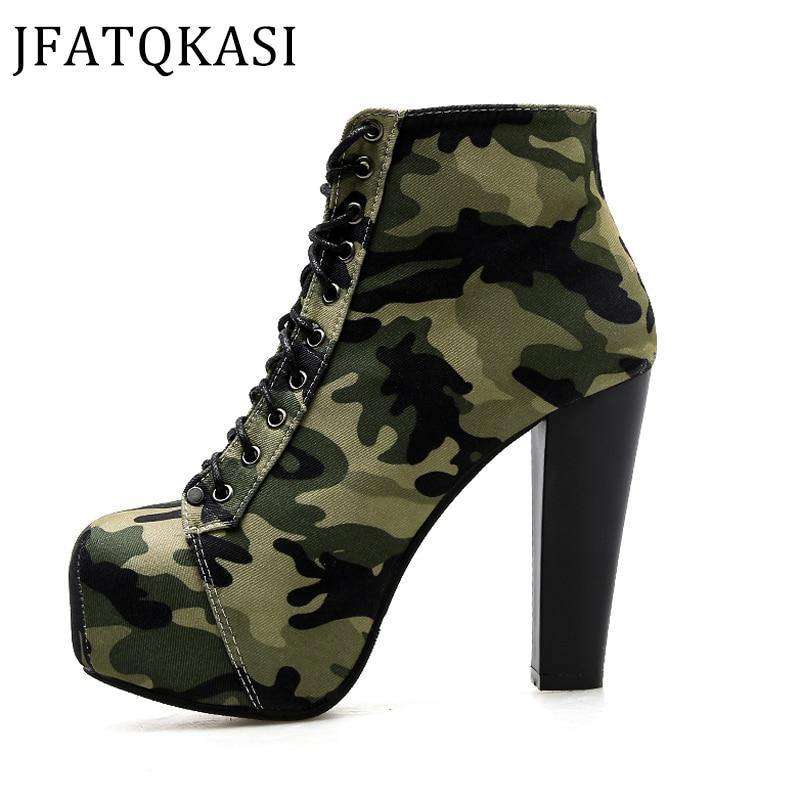 Winter Ankle Boots Camouflage – HCWP