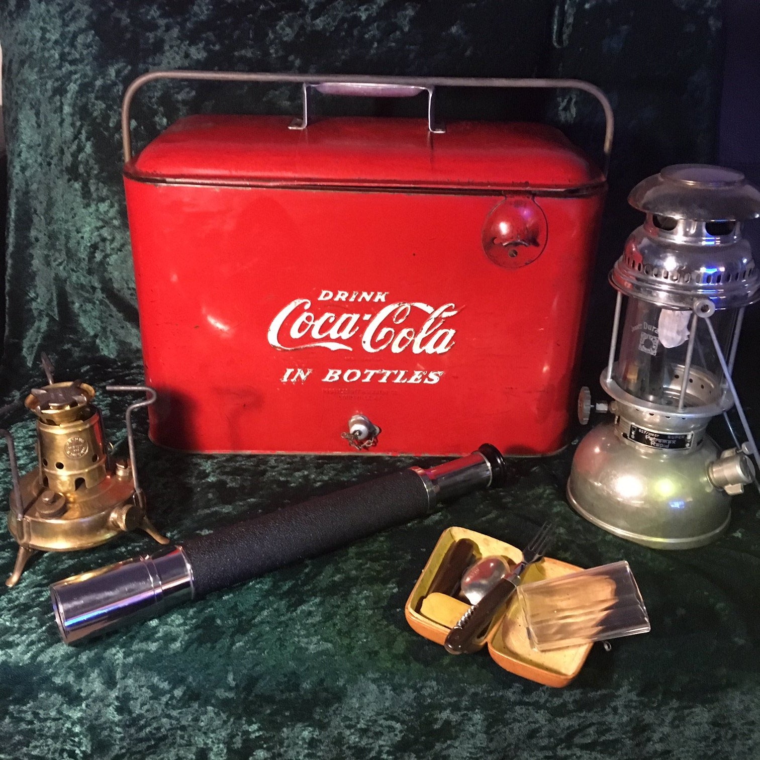 Vintage Camping Gear Collection