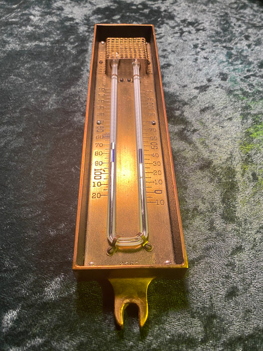 Verplaatsing Bij Rode datum Zero Stock-Antique Minimum Maximum Brass Thermometer Made by Taylor Ro –  Explorer Antiques