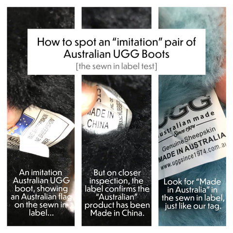 How to spot a fake pair of UGG boots 