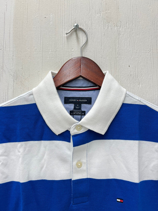 Tommy Hilfiger Men's Relaxed Fit Embroidered Logo Rugby Polo Desert Sk