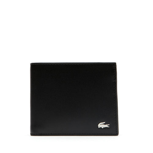 Lacoste The Blend Monogram Wallet In Black