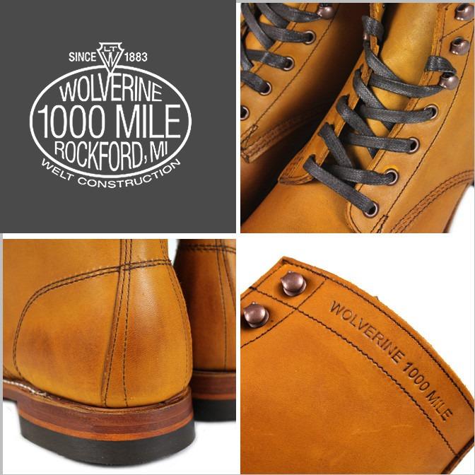 Wolverine 1000 Mile Boot TAN W05848