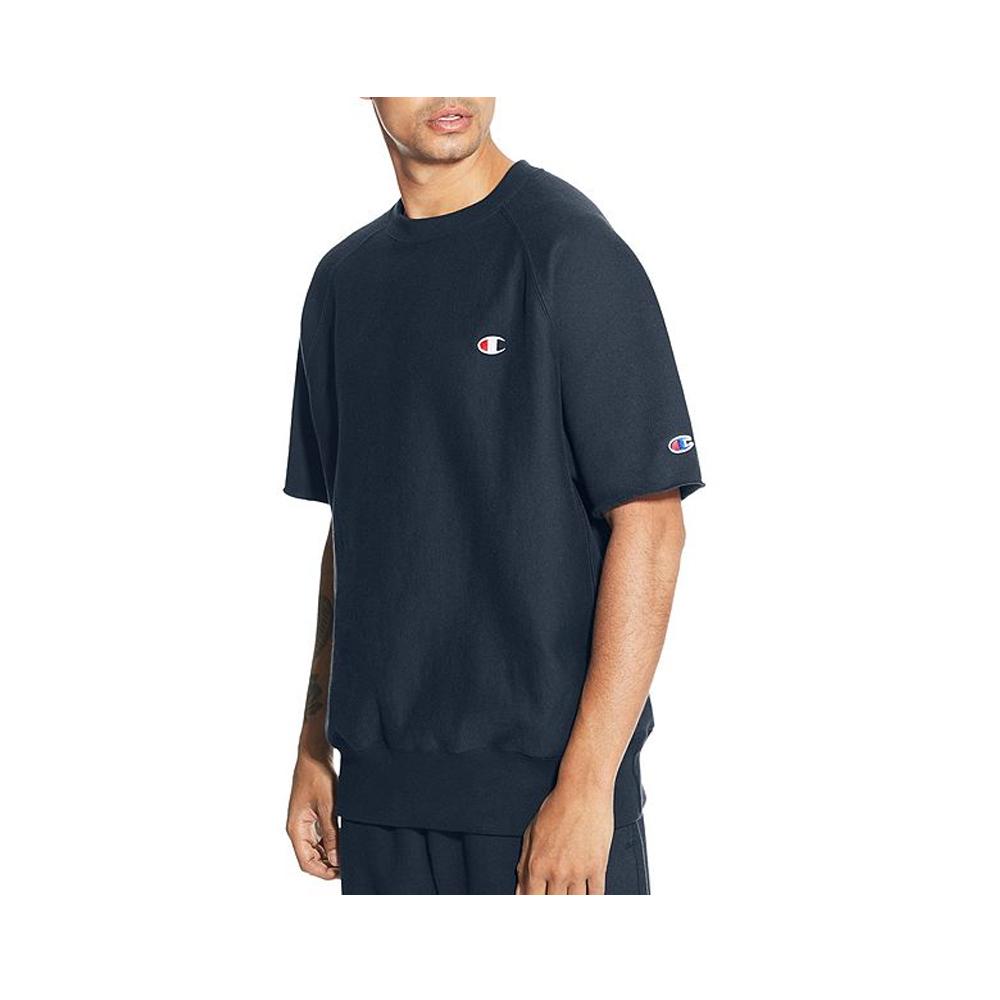 champion reverse weave short sleeve hoodie