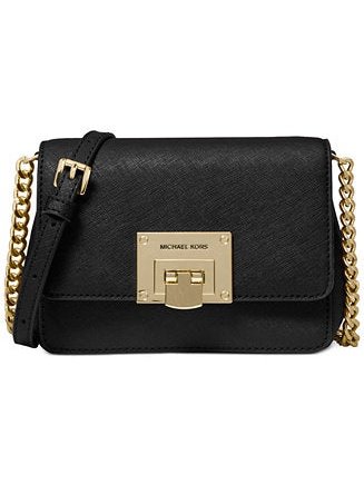 Michael Kors Tina Small Leather Clutch Crossbody Bag