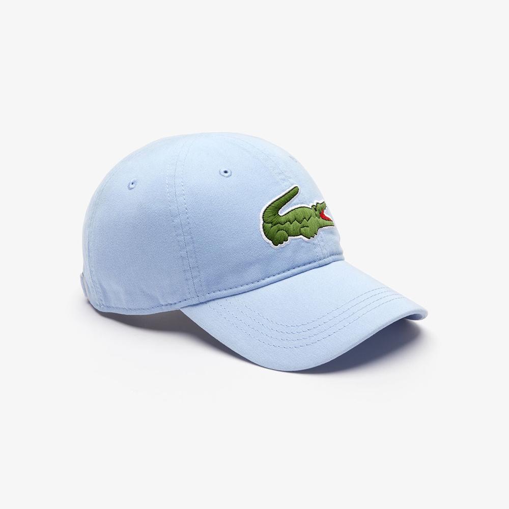 lacoste big croc gabardine cap