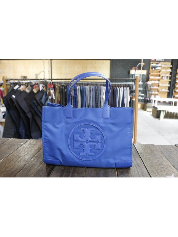 APLAZE | Tory Burch Women's Ella Tote Bag Regal Blue 45207 497