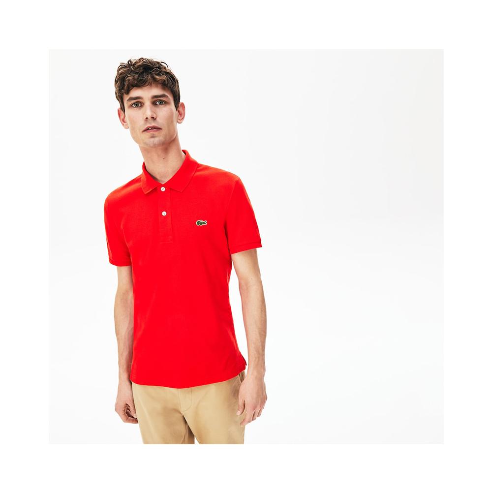 Lacoste Men's Slim Fit Organic Cotton Piqué T-shirt Corrida