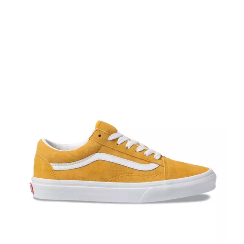 yellow vans suede