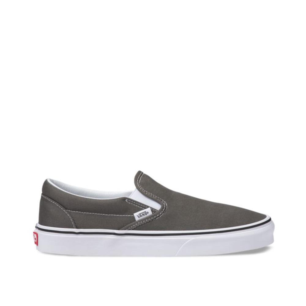 vans classic slip on charcoal