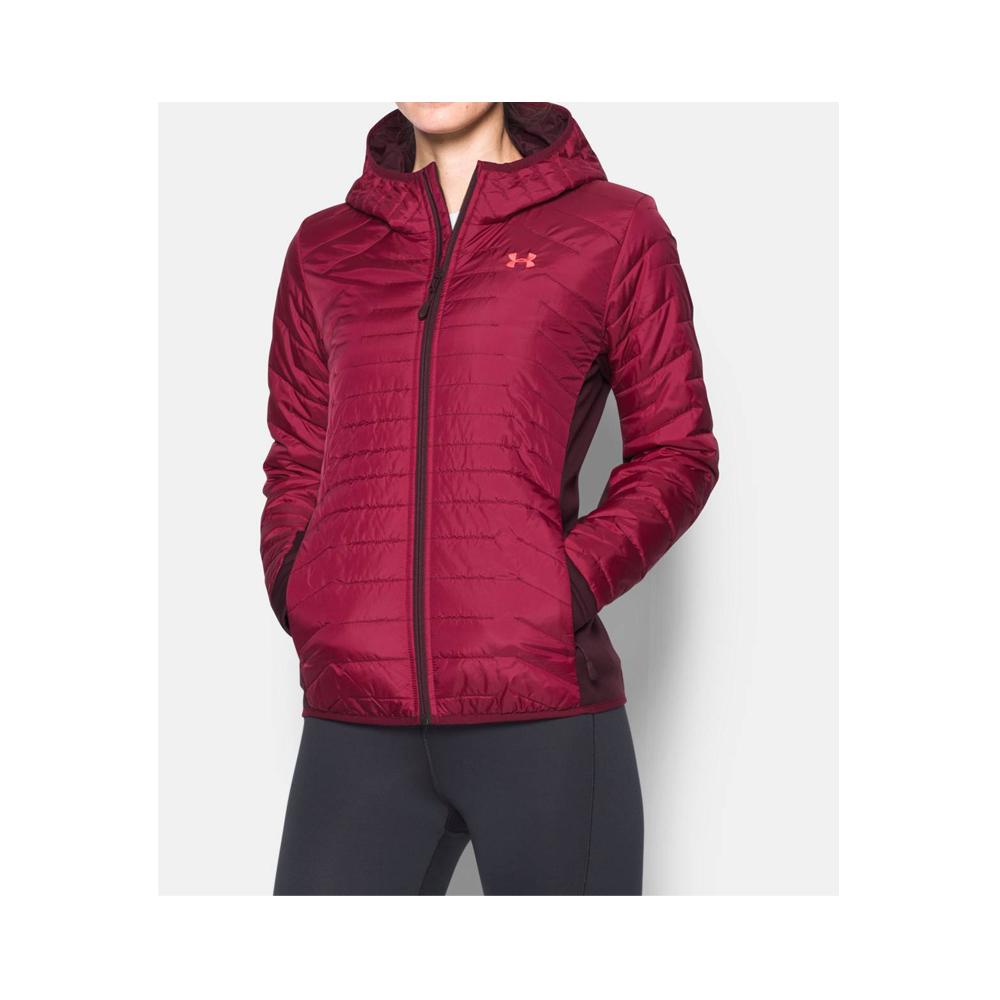 jacket Under Armour Cold Gear Reactor - League Red - women´s