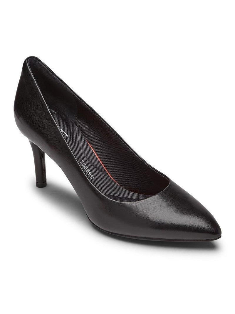 Rockport Womens Total Motion 75mm Pointed Toe Heel Black CI0050.