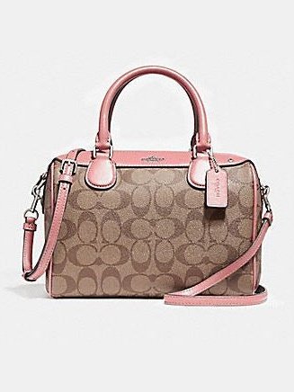 COACH MINI BENNETT SATCHEL(COACH F32203) KHAKI/PINK RUBY/GOLD: Buy