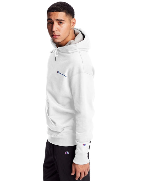 Champion crop hoodie with small script logo two-piece