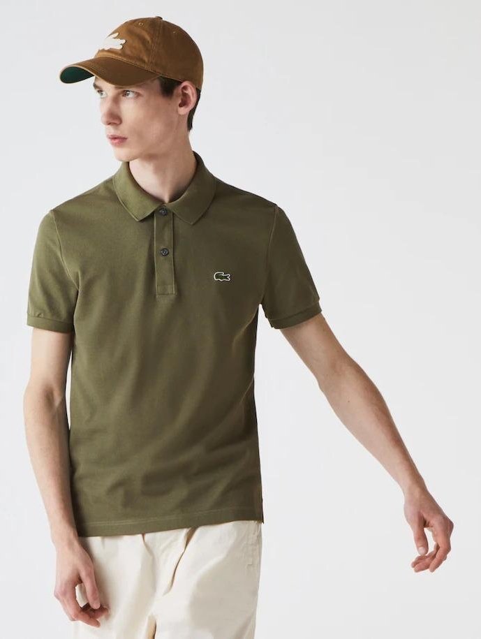 dinsdag analoog Mooie jurk APLAZE | Lacoste Men's Slim fit Petit Pique Polo Shirt Khaki Green/Tank  PH4012 316