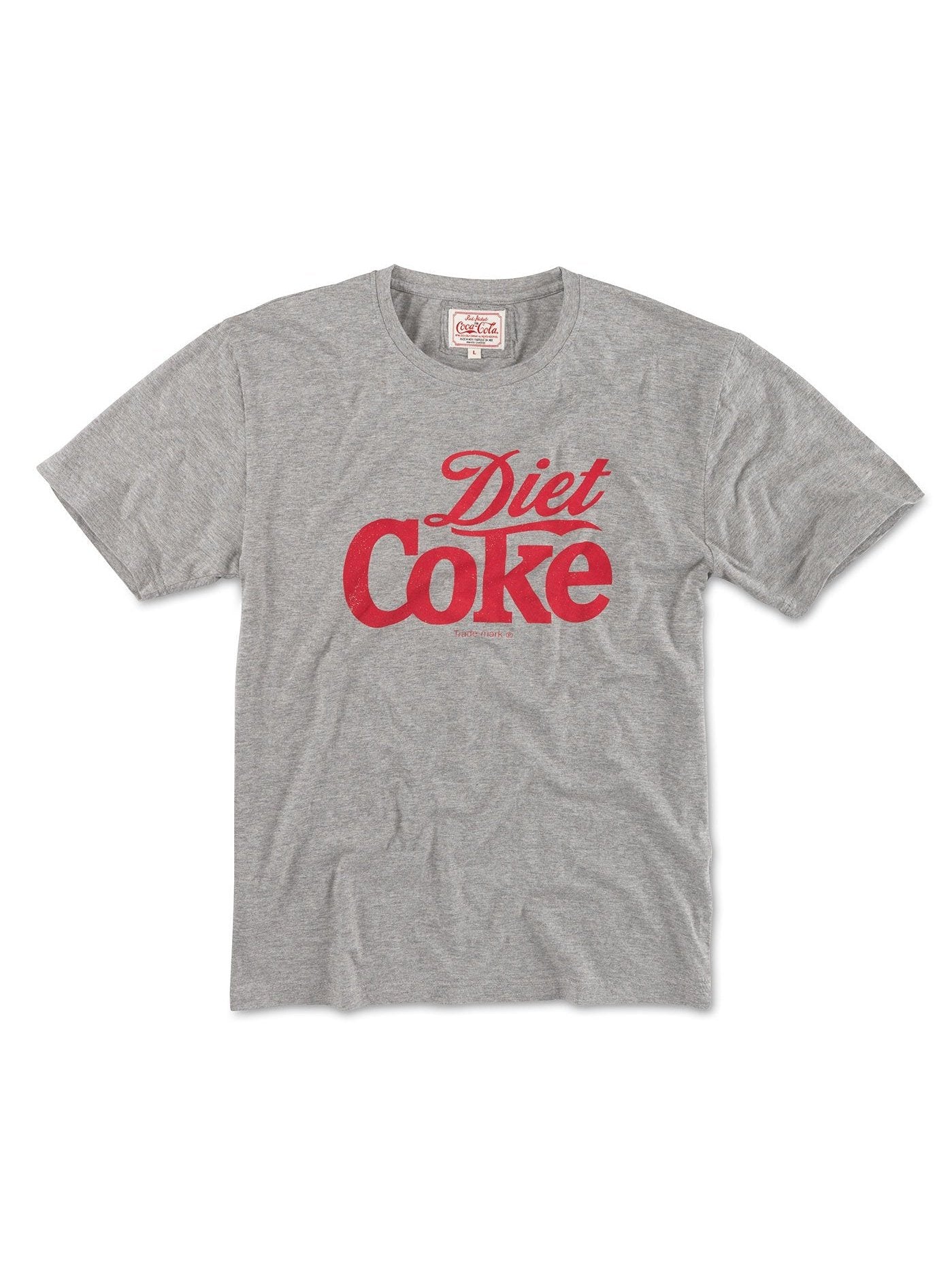American Needle Red Jacket Men's Diet Coke BT2 Brass Tacks T-Shirts Heather Grey RJ801F-COKE