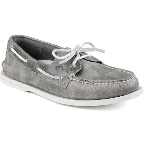 gray sperrys men's