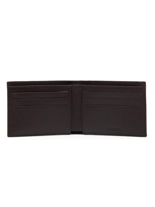 Lacoste - Men's The Blend Small Monogram Canvas Wallet - Black