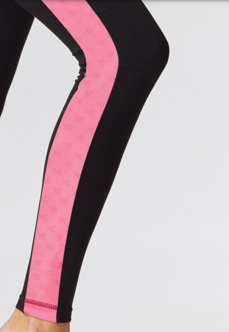 pink and black gym leggings