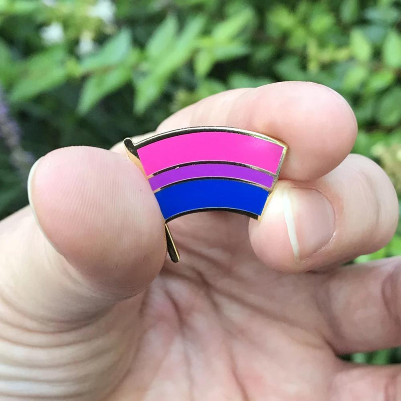 Bisexual Pride Flag Pin — Dissent Pins 