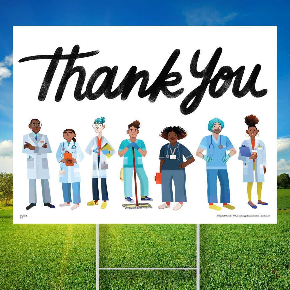 Essential Worker Thank You Yard Sign - Healthcare