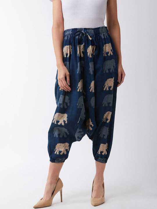 Buy Sera Grey Textured Harem Pants for Women Online  Tata CLiQ