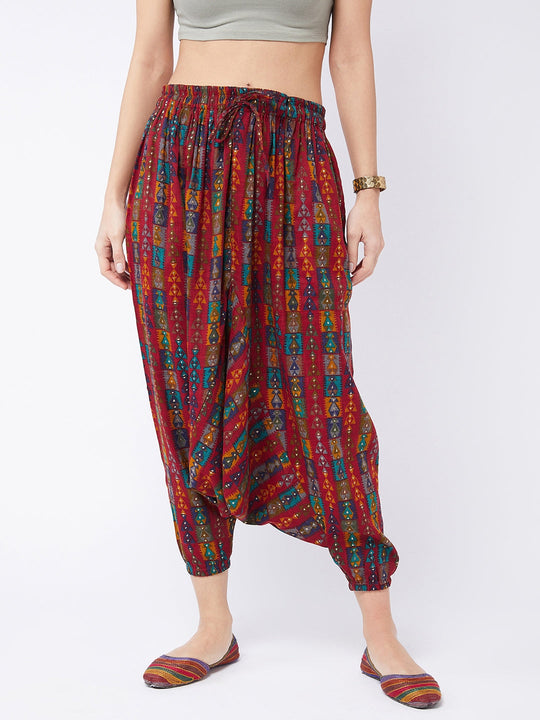 Rajasthani Multicolor Hand Weaved Women Harem Pant at Best Price in Jaipur   Little India