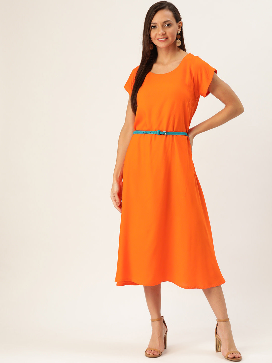 orange dress belt