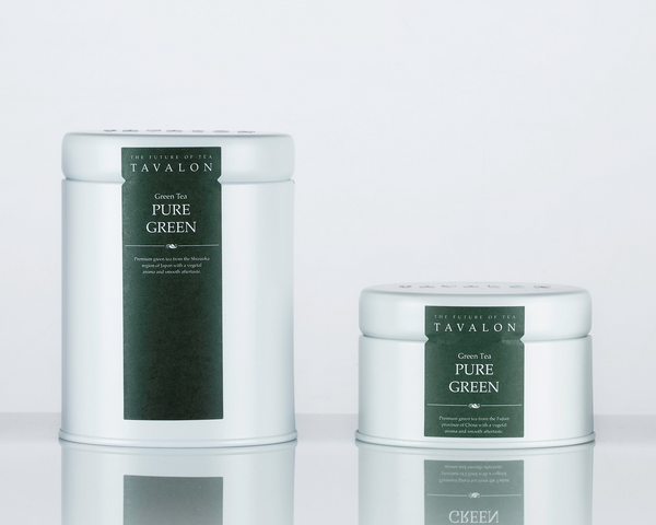 Pure Green Loose Leaf Tea in Small & Large Tins - Tavalon