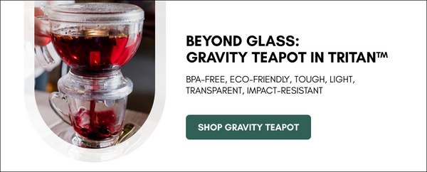 Tavalon Gravity Teapot in Glass-Like Tritan Plastic