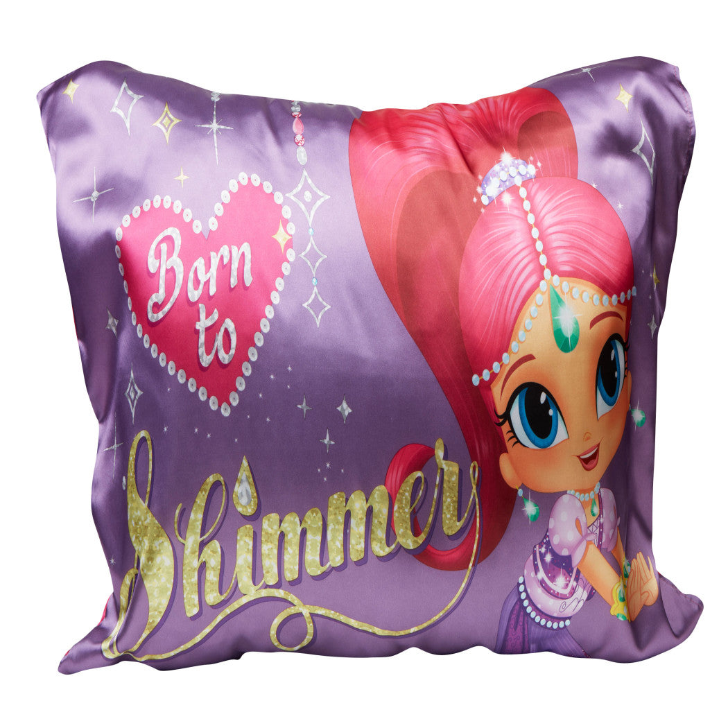 Kids Girls Pink Purple Shimmer Shine Toddler Bed Set Blue Red Princess Diamond Home