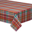 60x84inches Colored Red Blue Pink Orange Plaid Patterned Tablecloth 1 Piece Gingham Checkered Tartan Geometric Glen Check Squared Pattern Design Rectangle Medium Dining Table Cover Cotton - Diamond Home USA