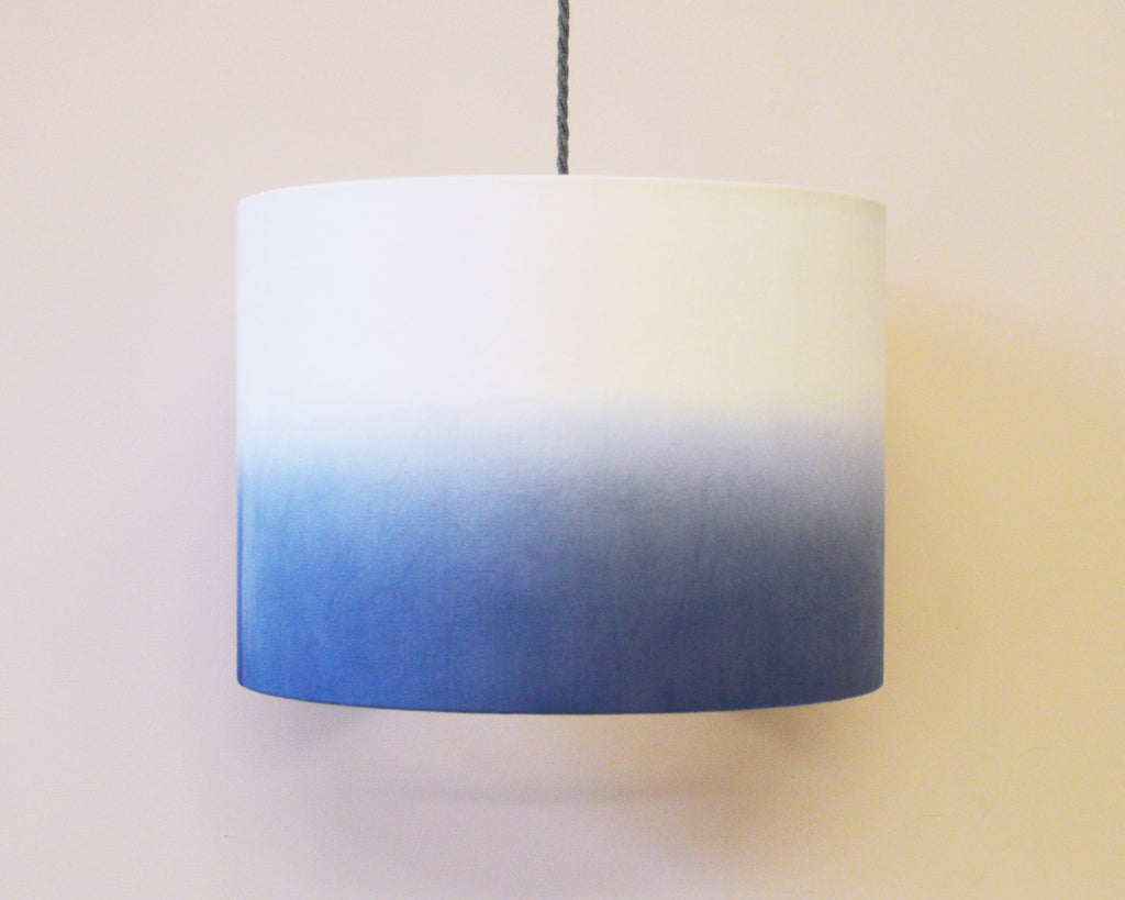 Navy Ombre Drum Lampshade Lume Juream Box