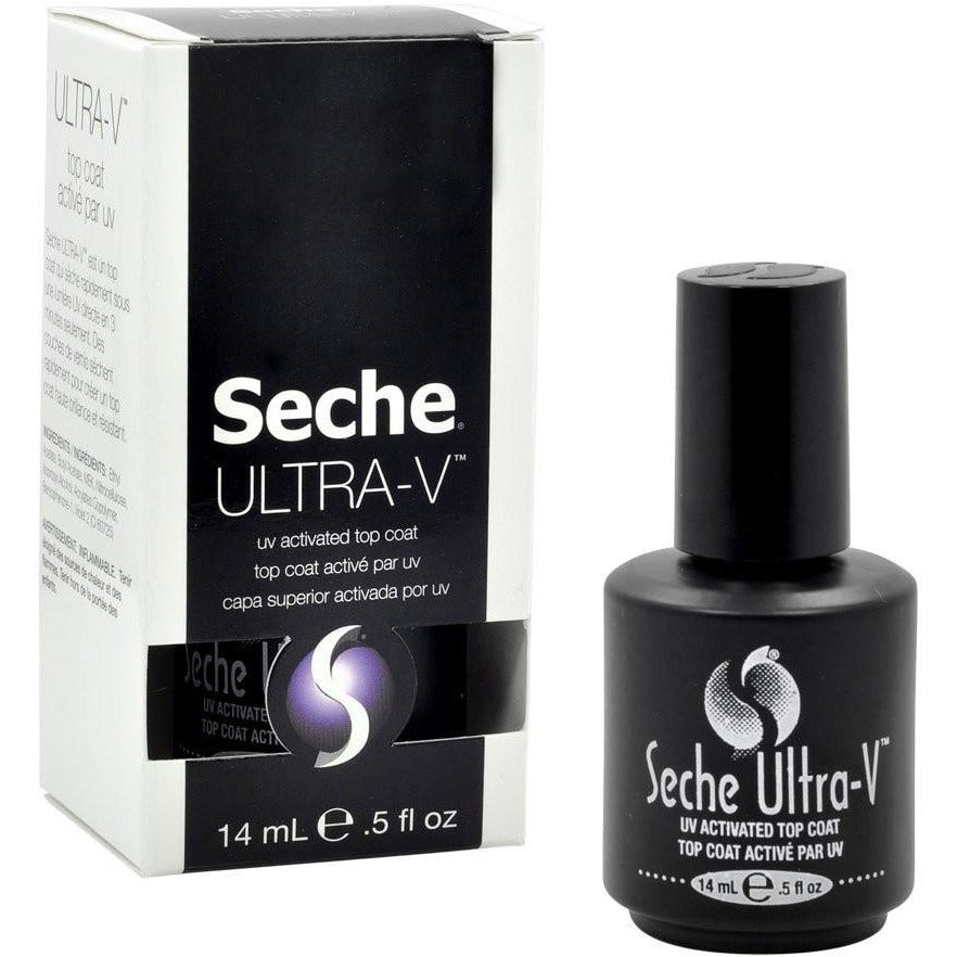 Seche - Ultra-V UV Top Coat .5oz – Queen Nails & Beauty Supplies