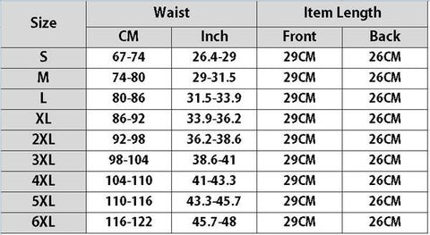 leopard_waist_trainer_size_chart_best_workout_accessories