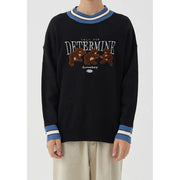 The "Determine" Knitted Pullover Sweatshirt