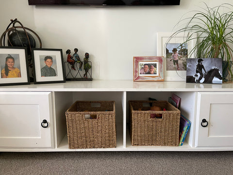 Baskets To Tidy The Living Room