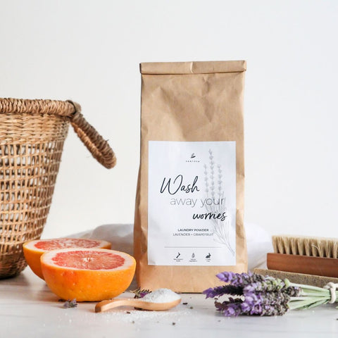 Natural Laundry Powder | Wash Away Your Worries | Lavender Peppermint 