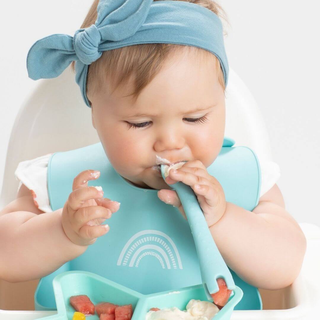 Toddler Feedie Cutlery Set - Sage