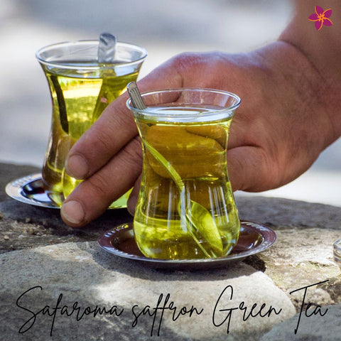 Safaroma Saffron Green Tea