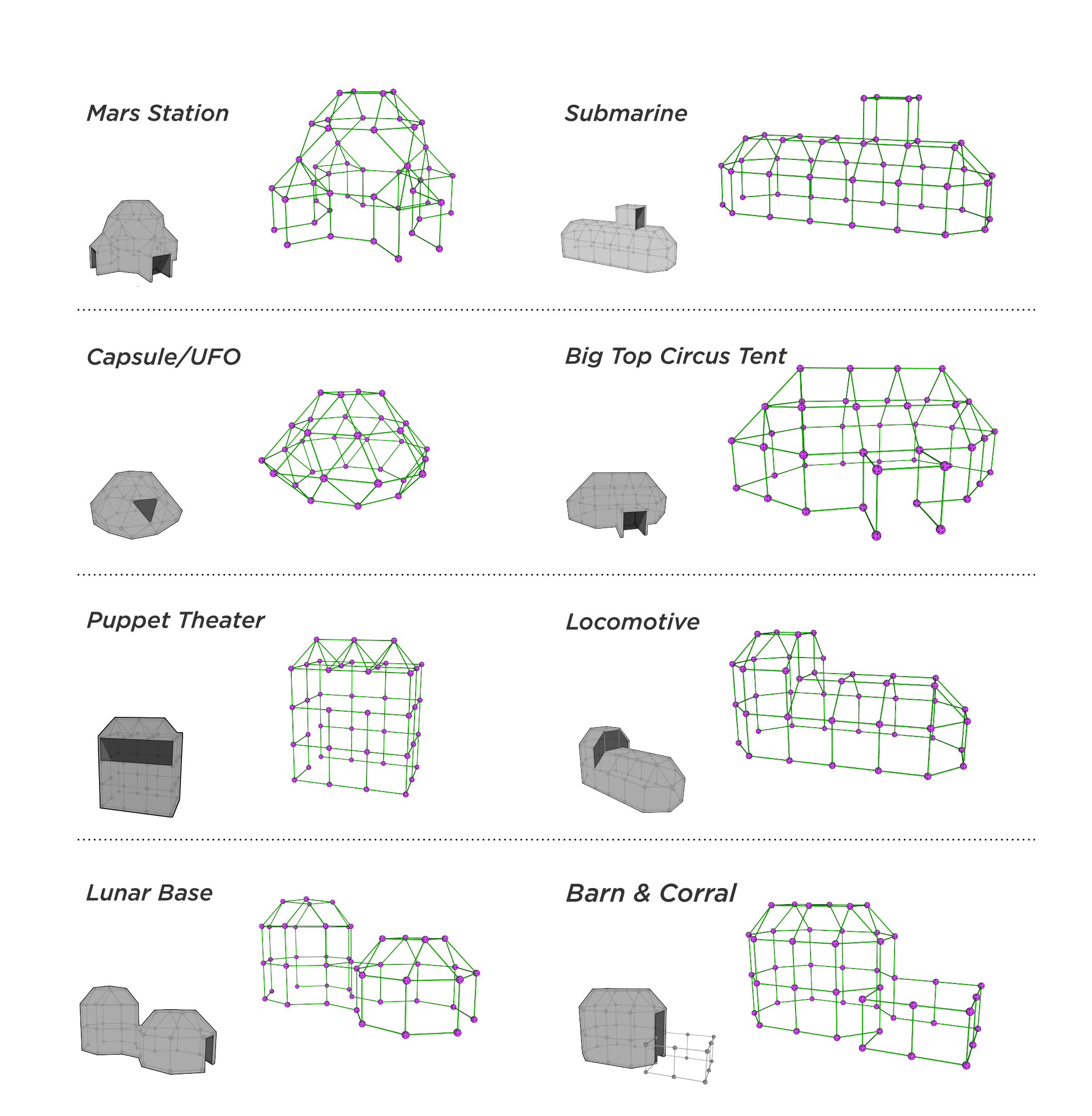 Crazy Forts - 2 Kit Designs