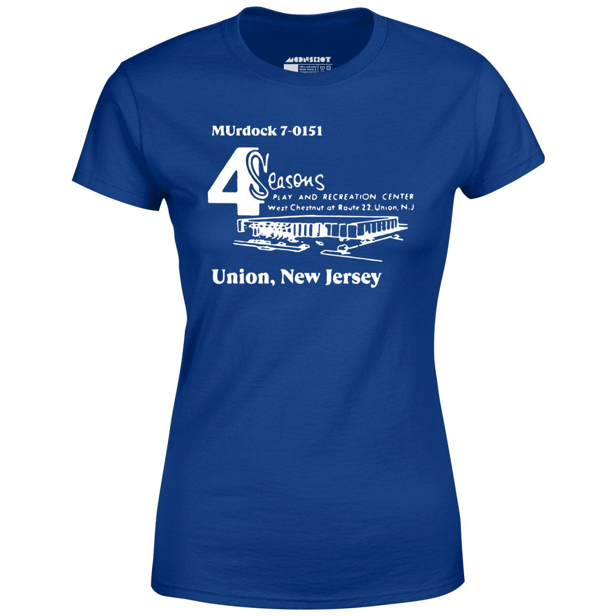 4 Seasons - Union, NJ - Vintage Bowling Alley - Women's T-Shirt – m00nshot