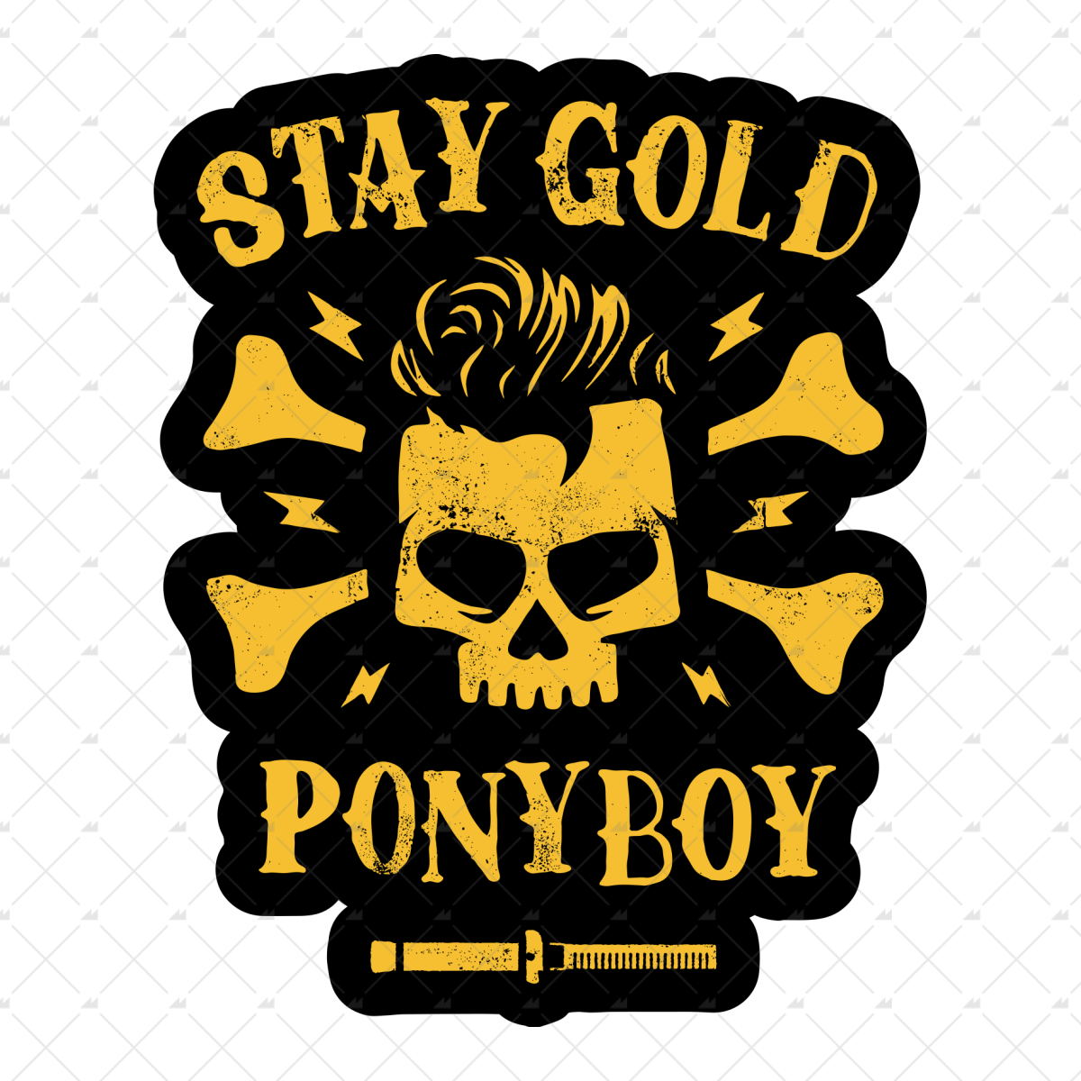 Stay Gold Ponyboy - Sticker – m00nshot