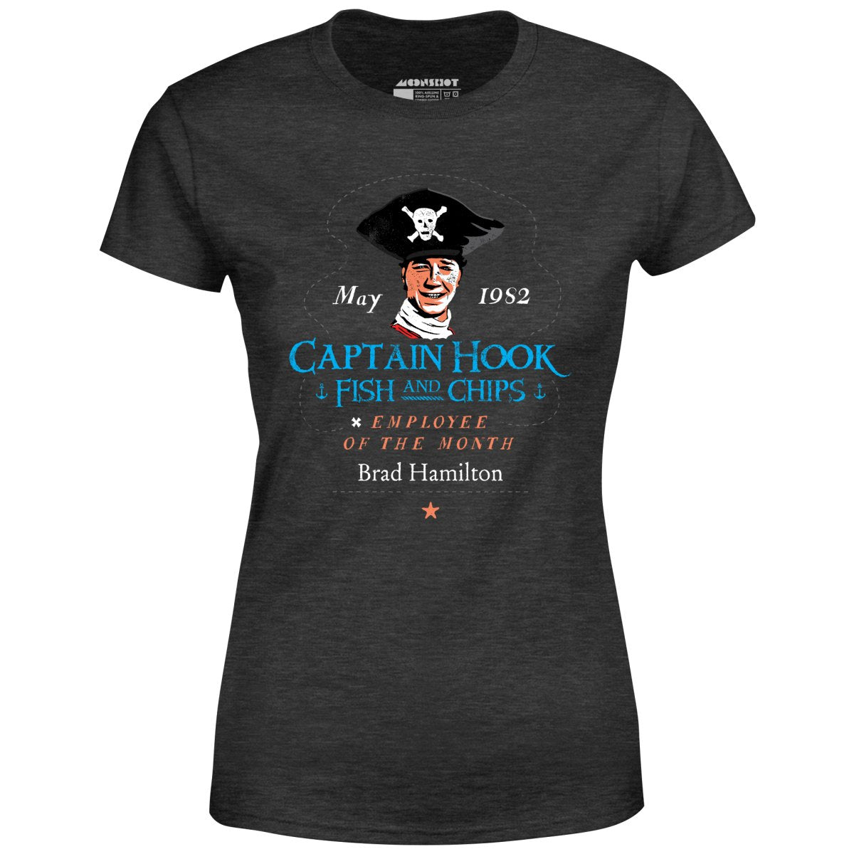 Brad Hamilton - Captain Hook Fish & Chips - Women's T-Shirt – m00nshot