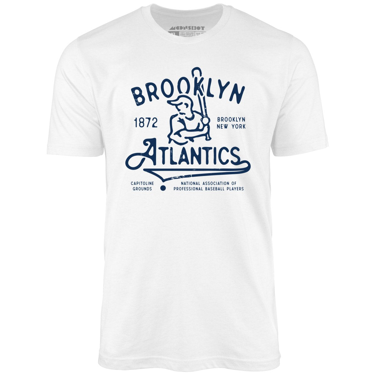 Image of Brooklyn Atlantics - New York - Vintage Defunct Baseball Teams - Unisex T-Shirt