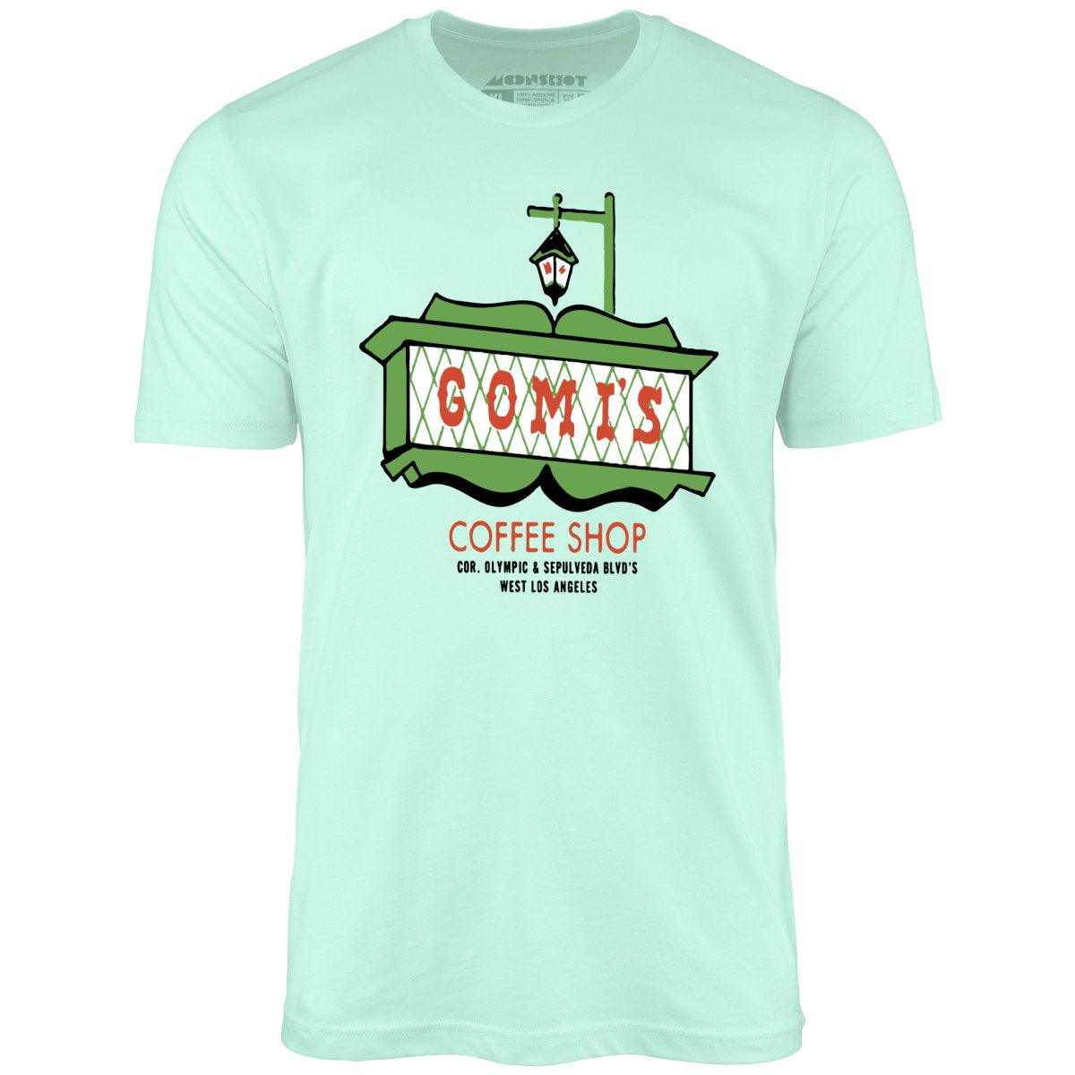 Gomi's Coffee Shop Angeles, CA - Vintage - Unisex T-Shirt – m00nshot