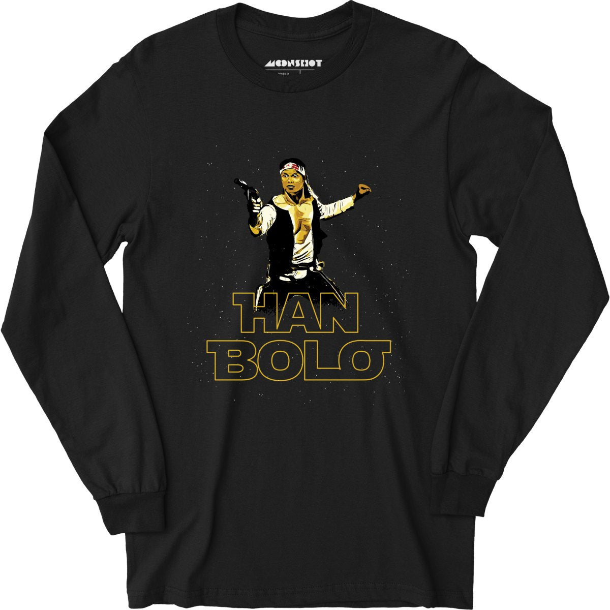 Han Bolo Star Wars Bloodsport Mashup Parody - Long Sleeve T-Shirt