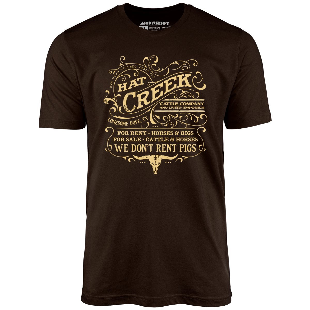Image of Hat Creek Cattle Company - Lonesome Dove, TX - Unisex T-Shirt