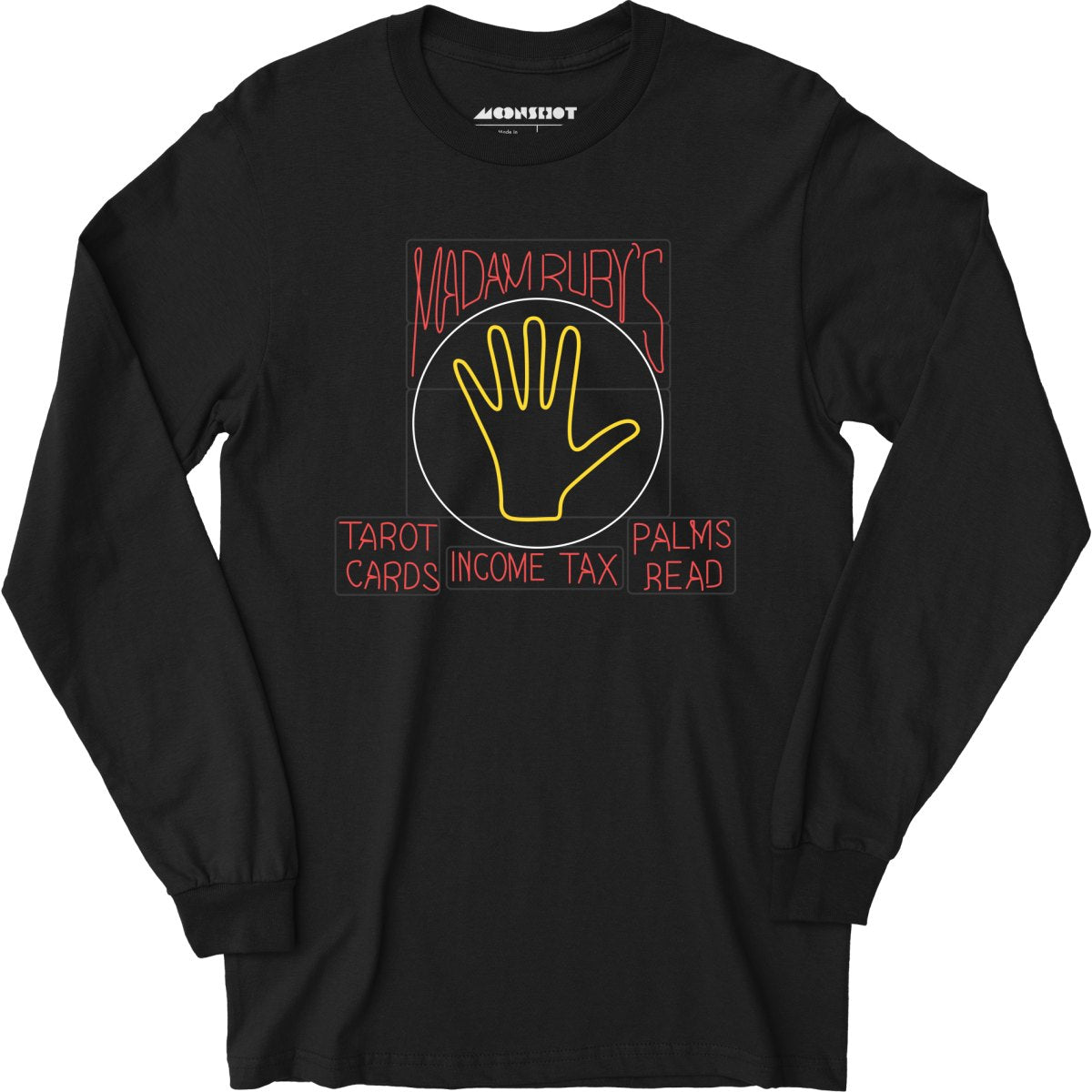 Madam Ruby's Tarot Cards & Palm Reading - Long Sleeve T-Shirt